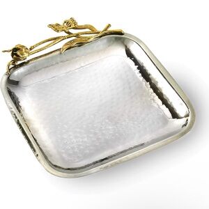 Square Tray with Butterfly